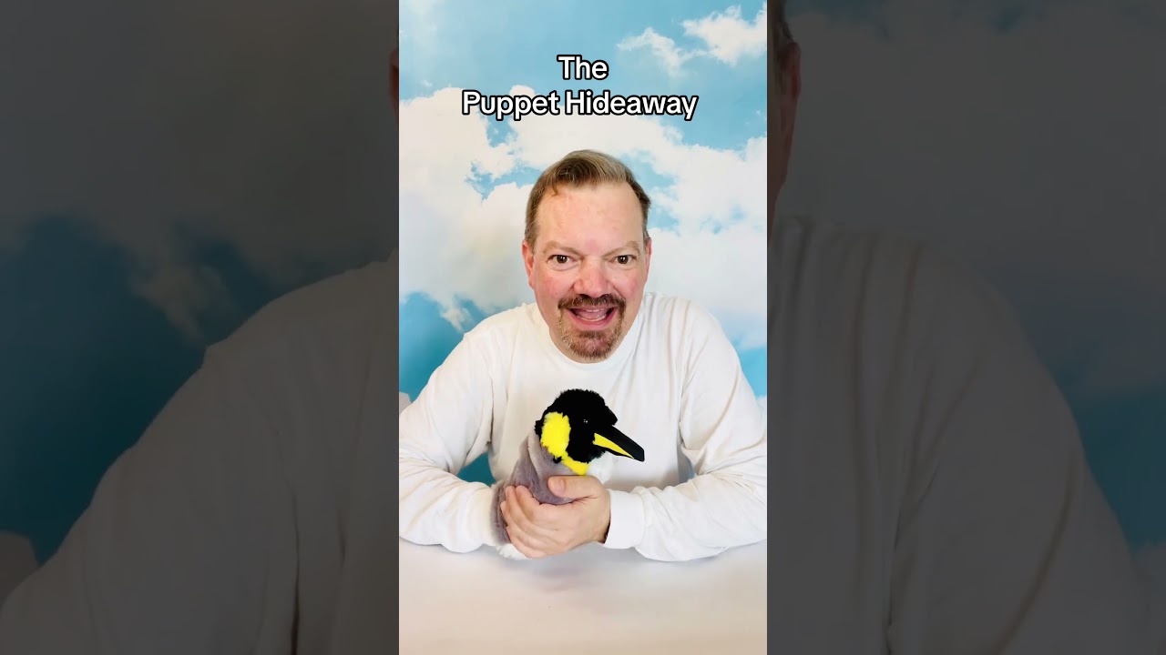 Puppet of the Day – King Penguin made by Ravensden – The Puppet Hideaway with Eric Thomsen