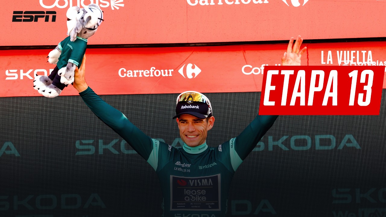 WOUT VAN AERT QUEMÓ LOS LEÑOS PARA LLEVARSE UN GRAN TRIUNFO EN LA ETAPA 13 DE LA VUELTA | RESUMEN