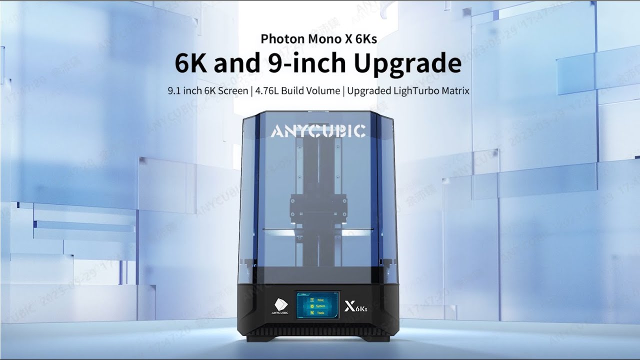 Anycubic Photon Mono X 6Ks| 9.1 inch 6K Screen × 4.76L Printing Volume x Upgraded LightTurbo matrix