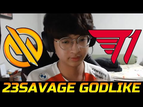 T1 VS MG TRUST GAME 1 - GODLIKE CARRY 23SAVAGE DPC SEA 2022