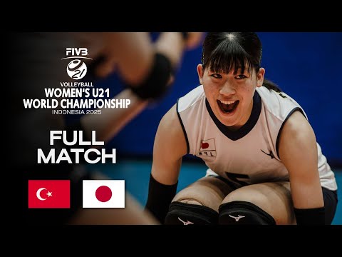 Turkiye vs. Japan - Quarter Final 4 | Women's U21 World Champs 2025 - Full Match
