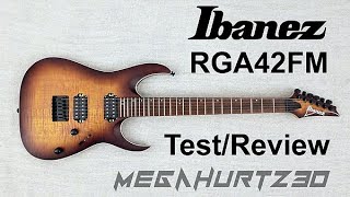 Video thumbnail for Ibanez RGA42FM Test/Review by megahurtz30