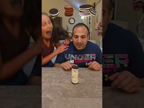 she smashed all the oreos #shorts #funny