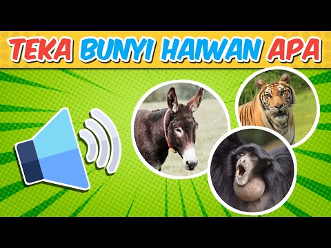 Teka haiwan berdasarkan bunyinya 🔊 [2025] #kuizbunyi