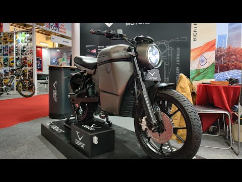 Devot Motors Electric Motorcycle Unveiled | 200 km Range, 100 km/h top speed | Auto Expo 2020