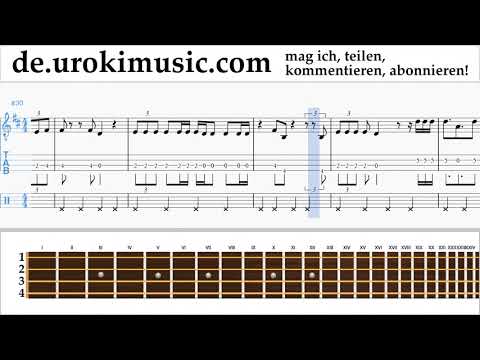 Banjounterricht (Irischer Tenor) Jonas Blue - Mama Noten Lernen Teil#2 um-i995