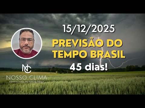 Brazil 45-Day Forecast (12/15/2025)