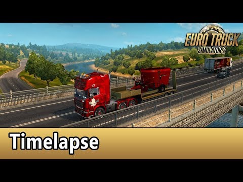 ETS2 Timelapse from Newcastle to Thurso (UK) - Dashcam - ETS2 ProMods 2.20