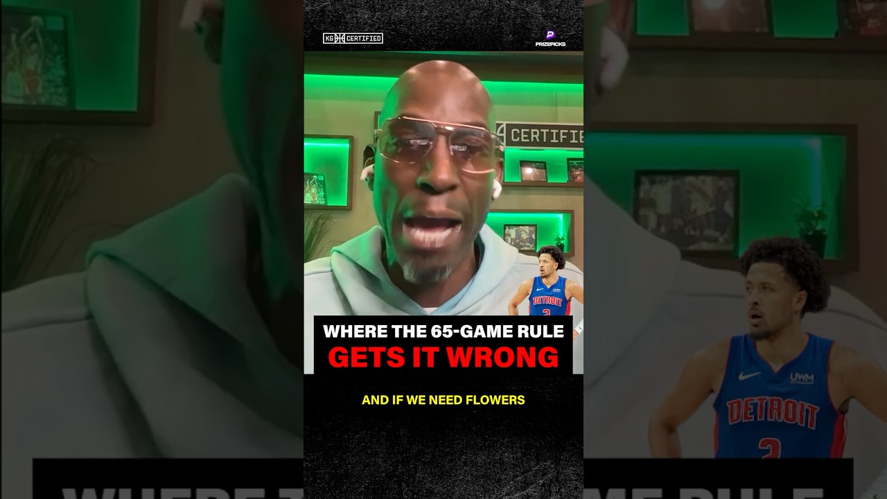 Kevin Garnett sounds off on the NBA's 65-game rule... and he's not holding back