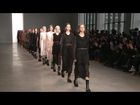 Calvin Klein Collection NYFW Fall 2014 - Interviews & Runway | Videofashion