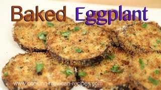 How To Make Baked Eggplant Taste Like Fried | Rockin Robin Cooks