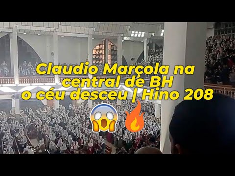 CCB Culto Central De Belo horizonte- Cláudio marçola Hino 208 conserva a paz, ó minha alma!