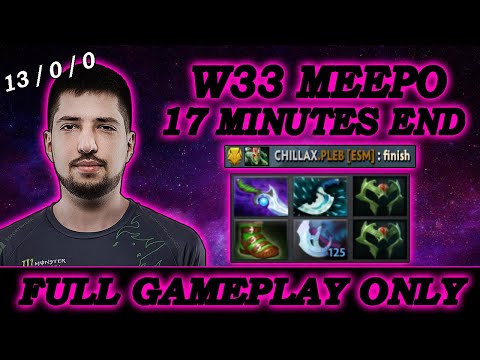 They are not Throwing, W33 Meepo it's just too Strong - Full Gameplay Meepo #94