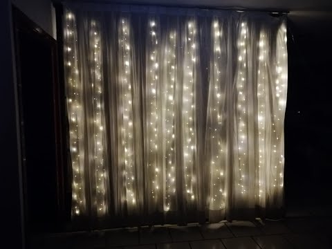 ¿COMO HACER QUE TU CASA SE VEA MAS BONITA? | DECORALA CON CORTINAS DE LUCES LED!! 🥰
