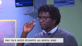New look at mental health wing at Multnomah County Jail featuring bright colors