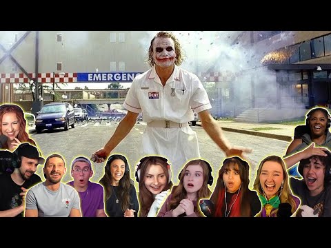 "Joker Blow Up The Hospital" Scene REACTION !! **The Dark Knight**