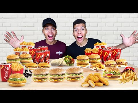 MCDONALDS MUKBANG !!! | Kelvin und Marvin