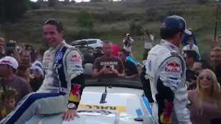 preview picture of video 'Riudecanyes ES17 POWER STAGE video de sebastien ogier champion du monde rally de catalogne wrc 2014'