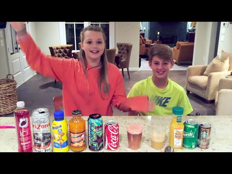 Mystery Drink Challenge!  (MattyBRaps vs Carissa Adee) Video