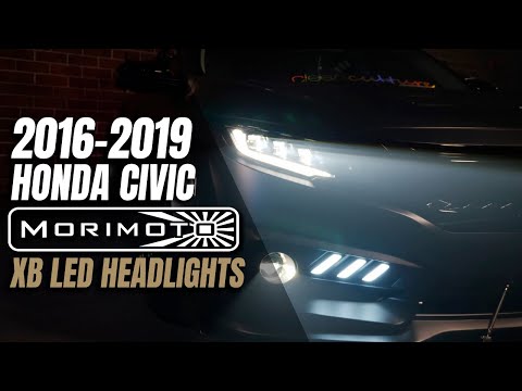 2016+ Honda Civic XB LED Projector Headlights by Morimoto