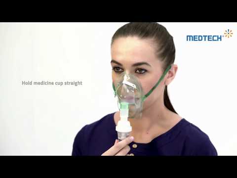 Mask pvc medtech classic nebulizer, size: compact