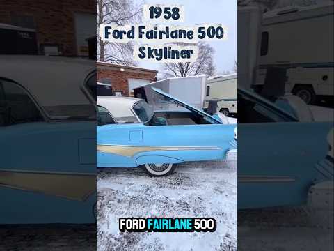The Marvel of the 1958 Ford Fairlane 500 Skyliner: A Retractable Hardtop Dream