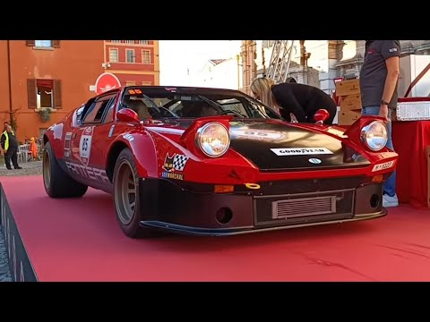 Modena Cento Ore 2024 - Arrival of Cars! (De Tomaso Pantera,Ferrari 512 M,Shelby Cobra...)