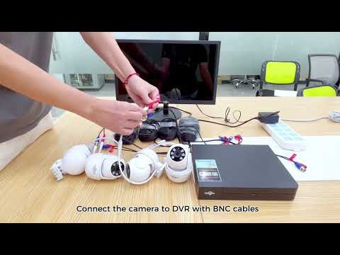 Hiseeu 5MP 8 Channel Wired AHD Security Camera System【AK-4YHD5T-AT】