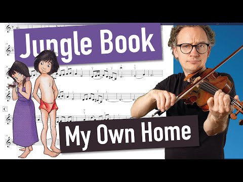 Jungle Book: My Own Home | Violin Sheet Music | Piano Accompaniment