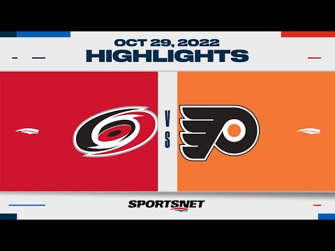 NHL Highlights | Hurricanes vs. Flyers - Oct. 29, 2022