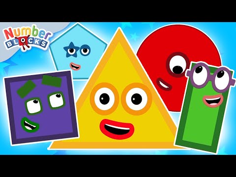 Figuras Geométricas! 🟡🟩 Compilación para Niños | Aprende a Contar 12345 | Numberblocks en Español