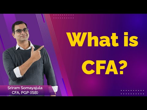CFA - What does it stand for?
