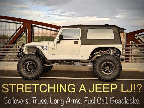 How To Stretch A Jeep LJ! Coilovers, Fuel Cell, Axle Truss, Aluminum Links.