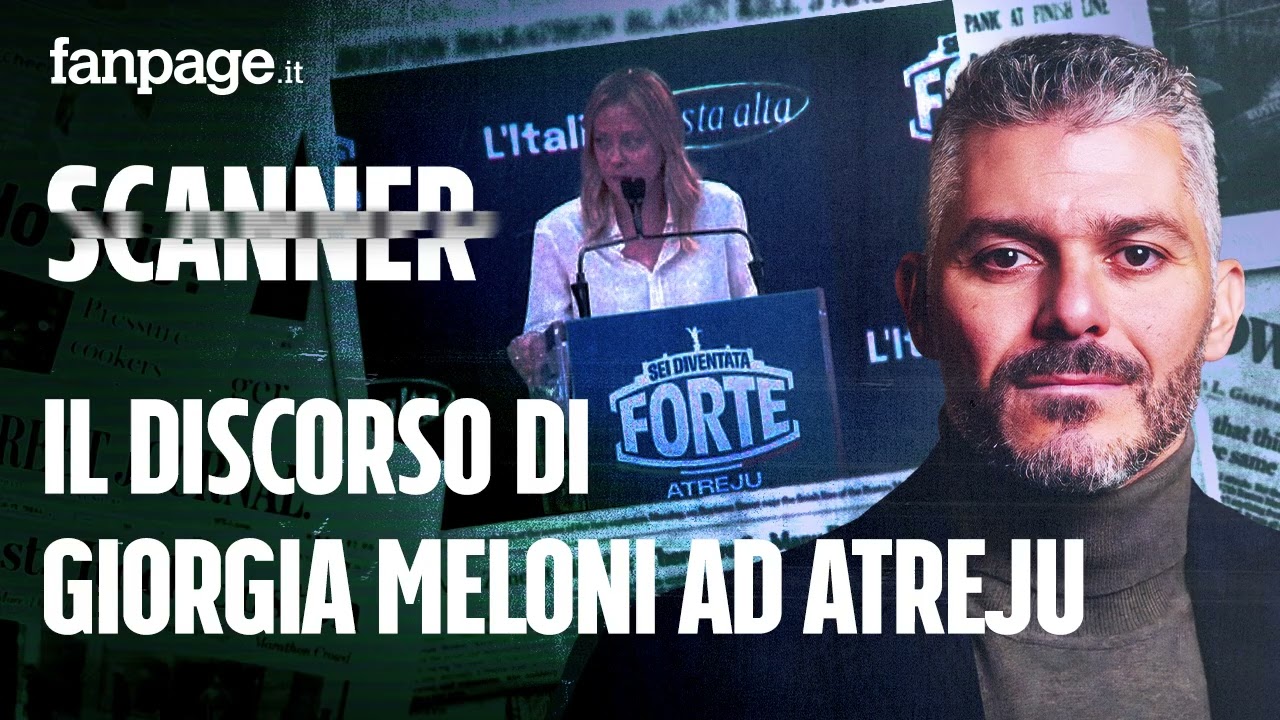 Il discorso di Giorgia Meloni ad Atreju e il ruolo del giornalismo