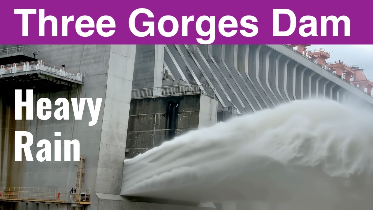 Three Gorges Dam ● Heavy Rain ● Feb 25 2026  China Latest information Flood Discharge
