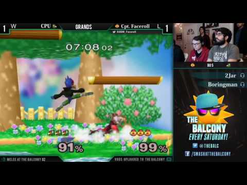 Melee @ the Balcony 82 - Grands ft. Cpt. Faceroll (Sheik) VS CPU (Falco)