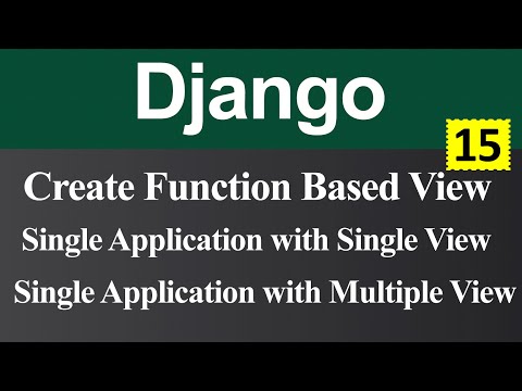 Create Function Based View in Django Hindi