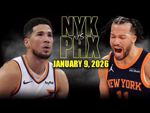 New York Knicks vs Phoenix Suns Full Game Highlights – January 9, 2026 | NBA Season