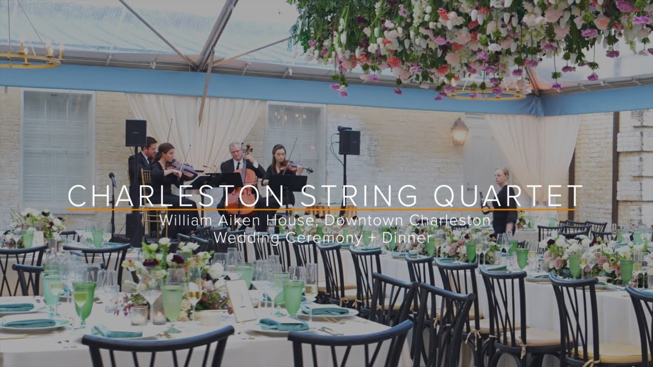 Ceremony + Reception | CHARLESTON STRING QUARTET | William Aiken House, Charleston SC