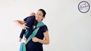 How To Tie A Robins Hip Carry With A Woven Wrap | Tutorial