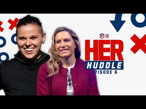 The First Female To Coach In The Super Bowl | Katie Sowers joins Her Huddle | NFL UK