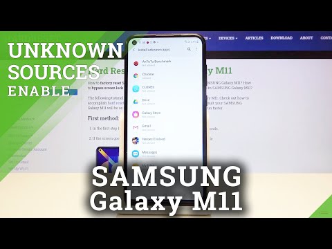 How to Allow Unknown Sources in Samsung Galaxy M11 – Enable App Installation