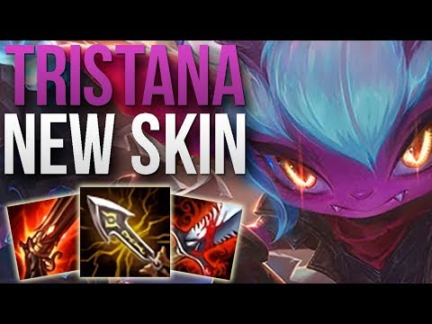 NEW LITTLE DEMON TRISTANA SKIN GAMEPLAY | CHALLENGER TRISTANA ADC GAMEPLAY | Patch 9.11 S9