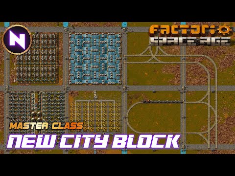 CITY BLOCK 2.0 - Improved Base Design For SPACE AGE | Factorio Master Class