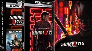 Snake Eyes G.I. Joe Origins (4K release date 10/19/21)