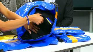 Xcase Wasserdichter Packsack 70 Liter, blau