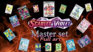 Chegaram muitas Full art para o master set!