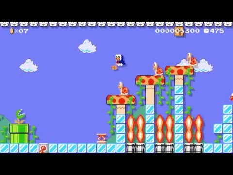 Pepe and Nana Ice World 1-1 by Danny - SUPER MARIO MAKER - No Commentary