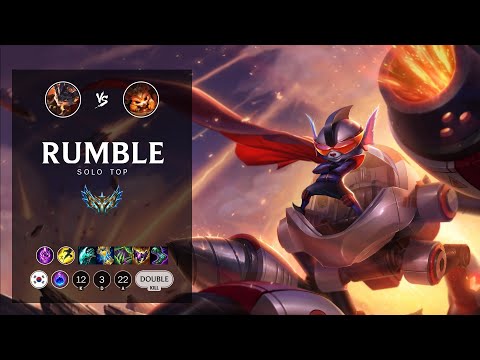 Rumble Top vs Gnar - KR Challenger Patch 12.12