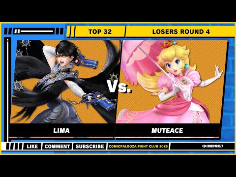 Comicpalooza 2025 - Lima (Bayonetta) VS MuteAce (Peach) - Super Smash Bros. Ultimate - SSBU